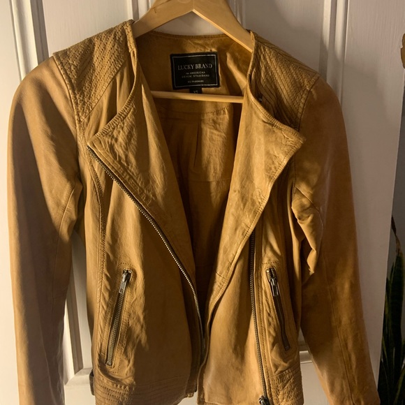 Lucky Brand Leather Jacket (XS) - Picture 4 of 6